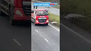 Beautiful Red DAF Truck, Farnborough | 🚛🔥 | #TruckSpotting #Automobile #UKTrucks