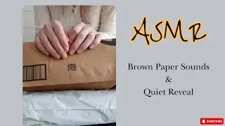 ASMR Brown Paper Sounds 🎁 Crinkles, Scratches & a Hidden Surprise
