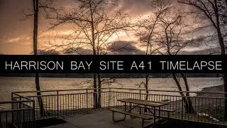HARRISON BAY STATE PARK - SITE A41 SUNSET TIMELAPSE IN 4K - GoPro Hero3 BE
