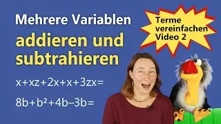 Addieren und subtrahieren von Buchstaben leicht erkl&auml;rt! I Aufgaben mit L&ouml;sungen I Bosko lernt Mathe