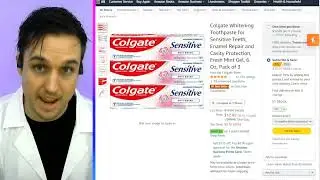 Umm... WTH?! Colgate Whitening Toothpaste for Sensitive Teeth, Enamel Repair and Cavity Protection?