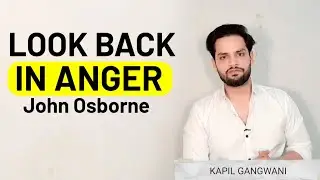 Look back in Anger by John Osborne in Hindi 