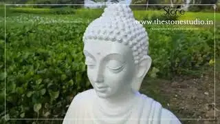 Fiber Buddha Statue 4 feet, www.thestonestudio.in