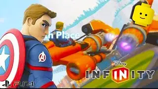 CAPTAIN AMERICA Cartoon Marvel Superhero - Racing Cars Video Game PS4 D. Infinity 3.0