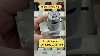 20L/Min Micro Air Pump with 3.5Bar Pressure | High Flow Diaphragm Pump by BODENFLO