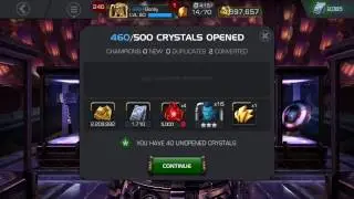 500 Arena Crystal Opening
