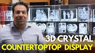 3D Crystal Countertoptop Display | Increase your 3D Crystals Sales