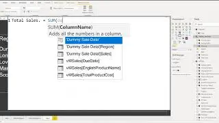Power BI Average Dax function