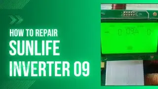 sunlife inverter error 09 ||how to repair sunlife inverter fault 09||sunlife solar inverter repair