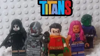 Lego TEEN TITANS Customs #lego #legodccomics