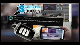 Live Video With The LawMate 4K Ultra WIFI Keychain Camera