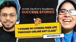 I found my stress free life through online art class | Dwitheeya K R