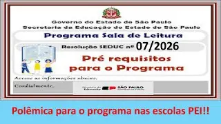 Projeto Sala de Leitura 2026 (SEDUC-SP)