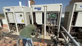طريقة حبس الفريون لنظام VRF GMV5