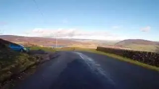 Driving from Skipton to Barden - North Yorkshire - England