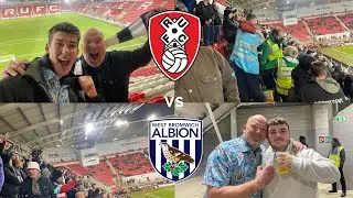 ROTHERHAM VS WBA (VLOG) *WALLACE WONDERSTRIKE, AS ALBION FAN BREAKS LEG IN LIMBS!*