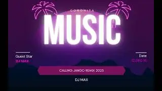 Dj Max | CALLING-JANGO MIX | 2025 |#remix #song#techhouse #djmax #music #party #mix #dj #dance