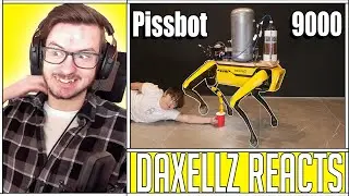 Reacting to Michael Reeves Teaching a Robot Dog to Pee Beer