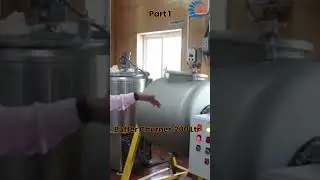 The Amazing Process of a Dairy Plant Using Butter Churner and Cream Chiller!