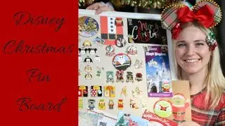 Disney Christmas Pin Board