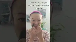 Acupressure Points 8- 9: Yingxiang Point /Chengqi Point #health #beauty #acupressure #shorts