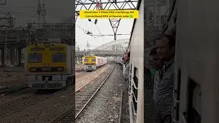 Brand New 3 Phase EMU overtaking Old Conventional EMU at Howrah outer ✅
