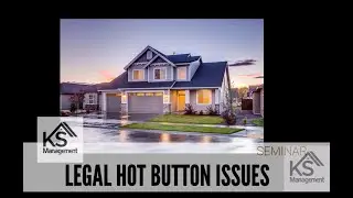 Legal Seminar: Negligence & Incidental Damage Provisions, Electric Vehicle Charging & Rental Issues