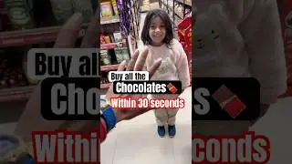 30 seconds chocolate challenge #chocolate #challenge #shorts #youtubeshorts