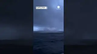 Terrifying Moments: Tornado Waterspout Strikes Cruise Ship