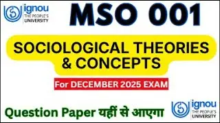 IGNOU MSO 001 Complete Revision for Dec 2025 exams🔥 DEC 2025 IGNOU EXAMS NOTES😱 IGNOU MSO 001 NOTES🔥