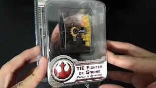 X-Wing - TIE Fighter de Sabine - UNBOXING