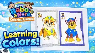 Chase & Rubble 🎨🐶 | Fun Paw Patrol Coloring for Kids