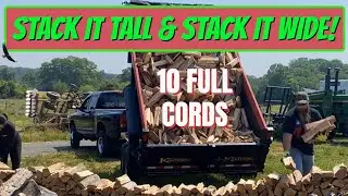 FILLING A 10 CORD FIREWOOD ORDER - #148