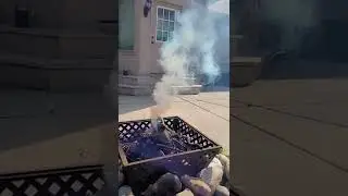 neighborhood goes up in smoke with simple smoke bomb