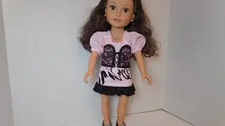 How to Sew a Doll Bustier with Vinyl Sheets Pt.1