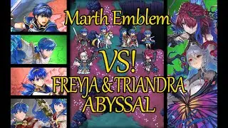 【FEH】MARTH DESTROYS GOTH GOAT GIRL! Marth Emblem vs. ABYSSAL Freyja & Triandra