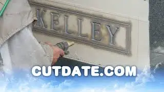 Cemetery Lettering On-Site
