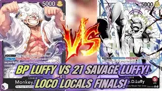 BLACK PURPLE LUFFY VS ST-21 LUFFY! LOCO LOCALS FINALS!