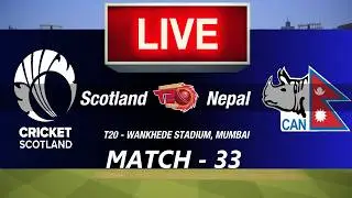 🛑LIVE- SCOTLAND vs NEPAL🛑T20 WORLD CUP 2026🛑SCO vs NEP🛑CRICKET 26 GAMEPLAY🛑LIVE MATCH STREAMING🏏