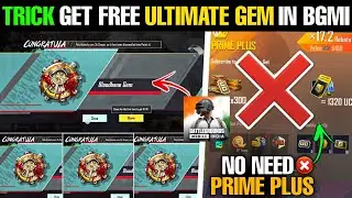 Trick Get Free Ultimate Gem In Bgmi Pubg 🔥| No Need To Purchase Prime Plus | New Ultimate Spin