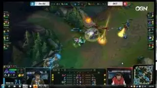 Peanut first gank for Faker ! LCK - SKT vs JAG