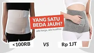 REVIEW KORSET PELANGSING PASCA MELAHIRKAN VS KORSET GURITA | Mamaway Korset Nano Bamboo