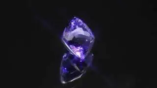 An Antique cushion cut AAA Tanzanite from GemGuys&reg;