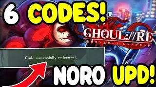 *НОВЫЕ КОДЫ* ​​ВСЕ РАБОЧИЕ КОДЫ ОБНОВЛЕНИЯ NORO ДЛЯ GHOUL RE! КОДЫ ROBLOX GHOUL RE 2026