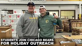 Student Athletes Join Chicago Bears Huddle Foundation for Holiday Outreach