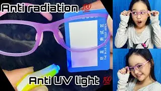 ANTI RADIATION & ANTI UV LIGHT EYEGLASS | Unboxing & Testing | MomMeg x Tinypeep.ph