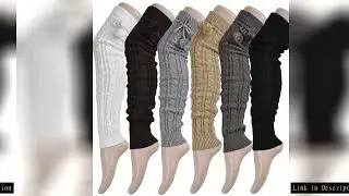 65cm Women's Long Leg Warmers Thickened Over Knee Warm Boot Cover Lolita Knitted Crochet Socks Boot