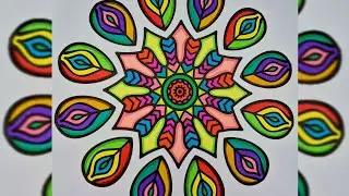Can Mandala Help Anxiety? | Slow Mandala Coloring for Deep Relaxation