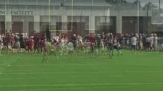 Inside Run Drill FSU Practice 8/27