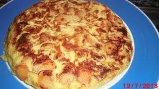 Tortilla de Zanahoria y cebolla